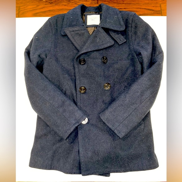 Men's Navy Peacoat - Picture 1 of 4